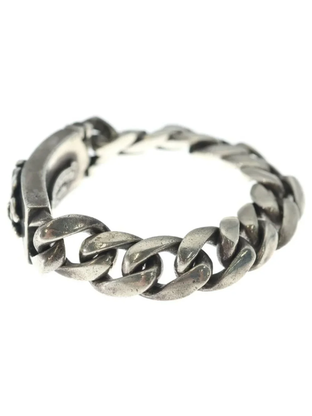 Chrome Hearts Vintage ID Dagger ID Classic Link Bracelet Silver